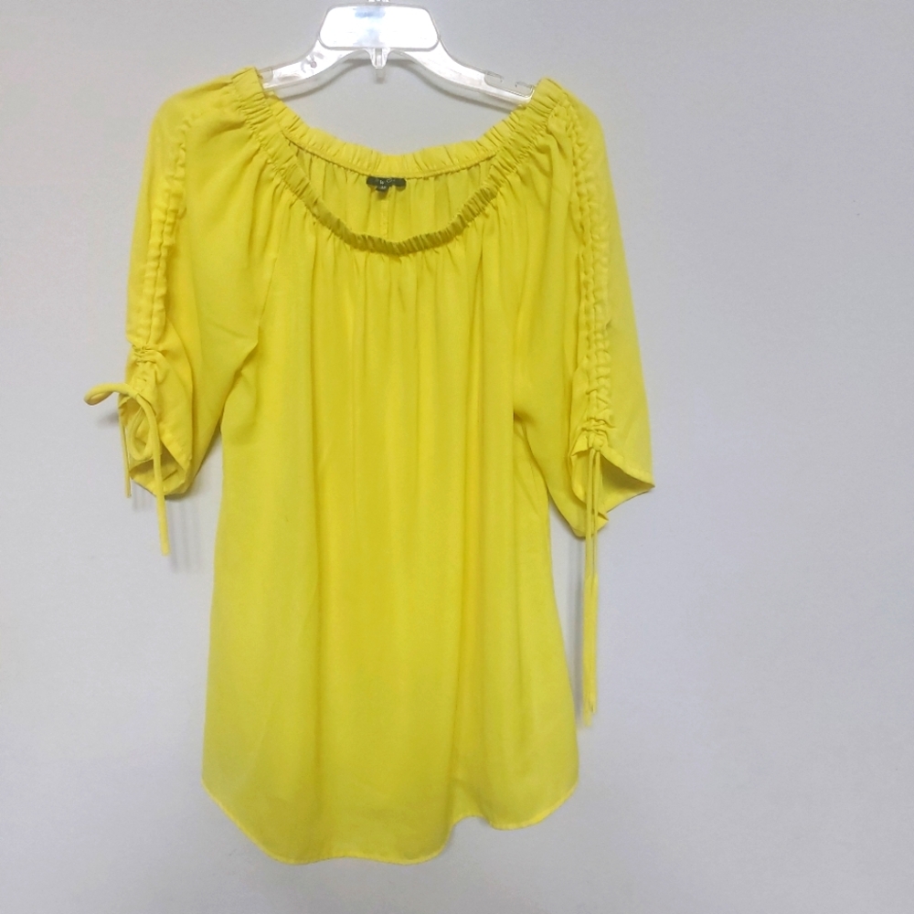 New Glory Women's Yellow Top Size 1X